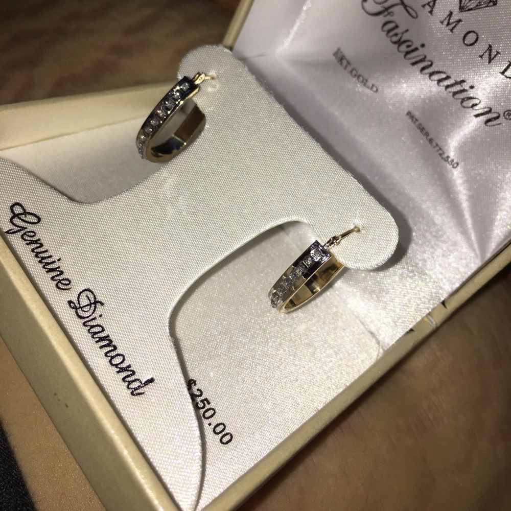 Diamond earrings